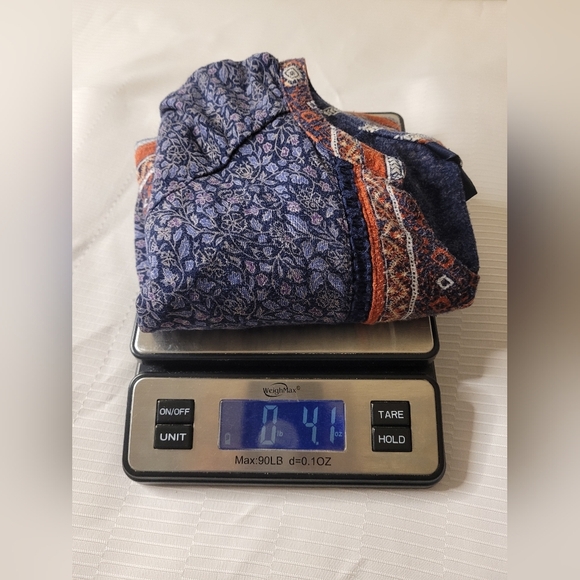 Lucky Brand Boho South Western Short Sleeve Tee sz L - Picture 9 of 13